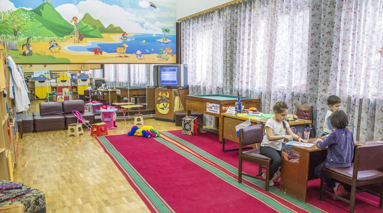 Детская комната в санатории Жемчужина Кавказа. Ессентуки